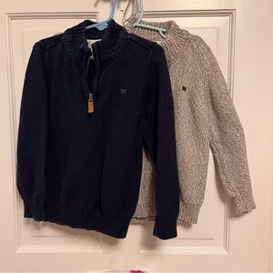 Pair of Boys Carter's Cotton Pullover Sweaters size 5T - EUC
